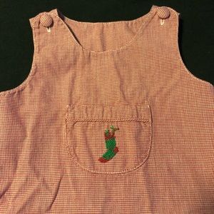 Reversible red mini houndstooth shift dress